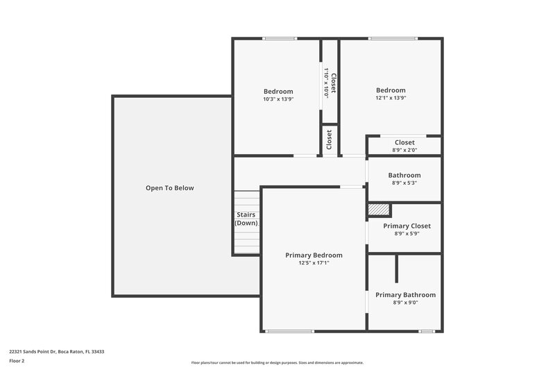 3,500/Mo, 22321 Sands Point Dr Boca Raton, FL 33433 Floor Plan View 2