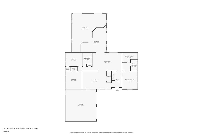 2,675/Mo, 143 Granada St Royal Palm Beach, FL 33411 Floor Plan View