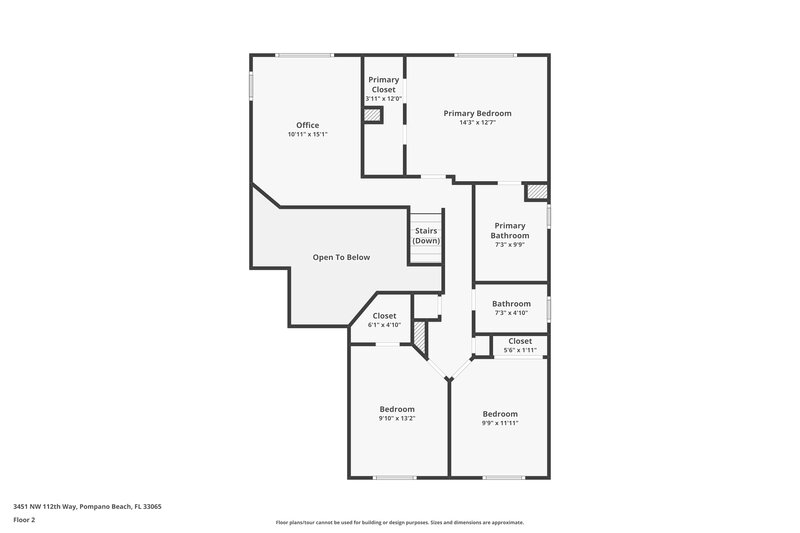 2,995/Mo, 3451 NW 112th Way Coral Springs, FL 33065 Floor Plan View 2