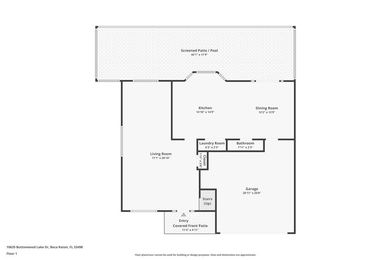 3,795/Mo, 10635 Buttonwood Lake Dr Boca Raton, FL 33498 Floor Plan View