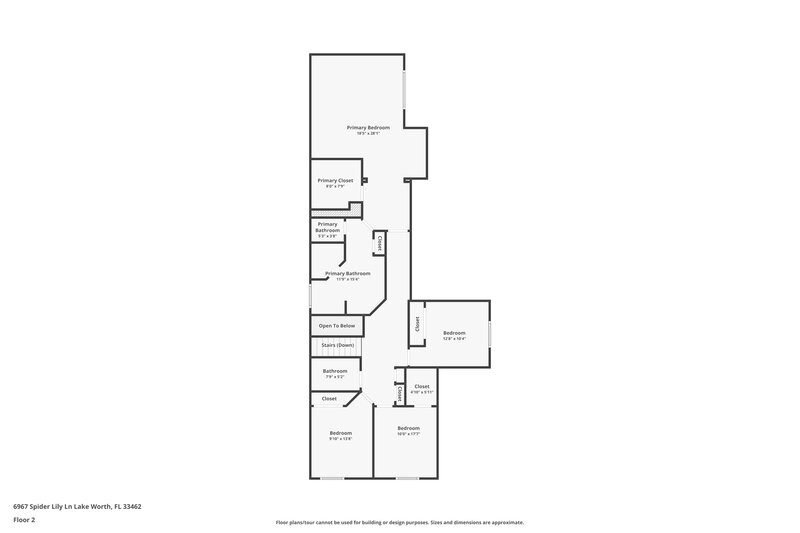 3,075/Mo, 6967 Spider Lily Ln Lake Worth, FL 33462 Floor Plan View 2