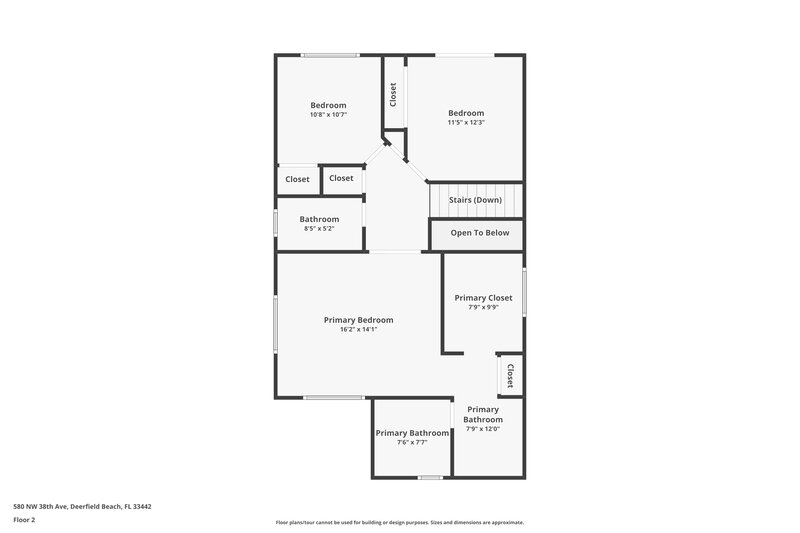 3,455/Mo, 580 NW 38th Ave Deerfield Beach, FL 33442 Floor Plan View 2