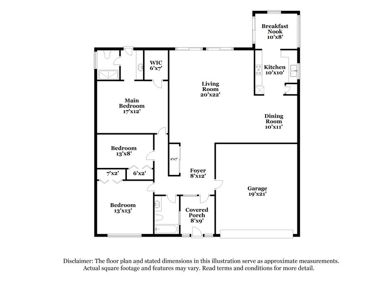 3,580/Mo, 23090 SW 61st Ave Boca Raton, FL 33428 Floor Plan View