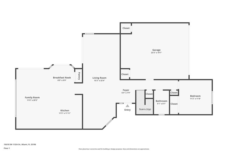 3,605/Mo, 15618 SW 112th Dr Miami, FL 33196 Floor Plan View