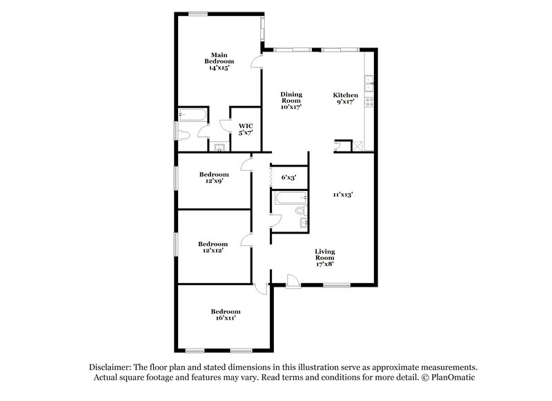 3,710/Mo, 1739 SW 138th Ave Miami, FL 33175 Floor Plan View