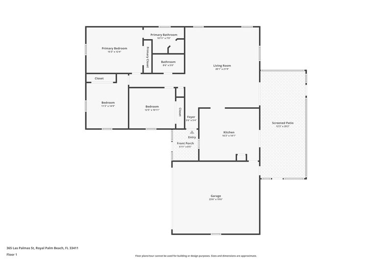 2,850/Mo, 365 Las Palmas St Royal Palm Beach, FL 33411 Floor Plan View