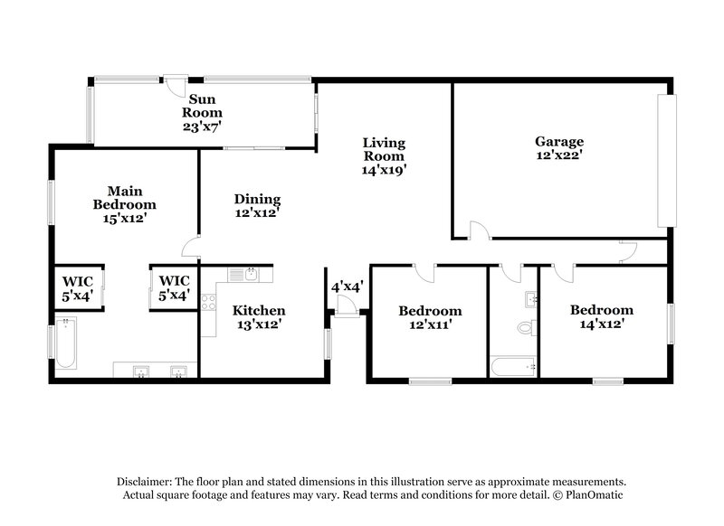 3,240/Mo, 220 N Ketch Dr Sunrise, FL 33326 Floor Plan View