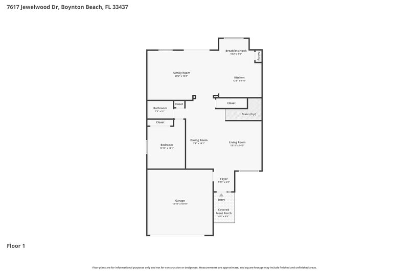 3,750/Mo, 7617 Jewelwood Dr Boynton Beach, FL 33437 Floorplan View