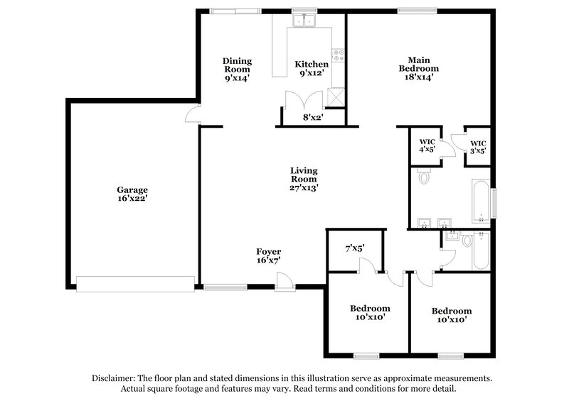 3,230/Mo, 9700 SW 159th Ave Miami, FL 33196 Floor Plan View