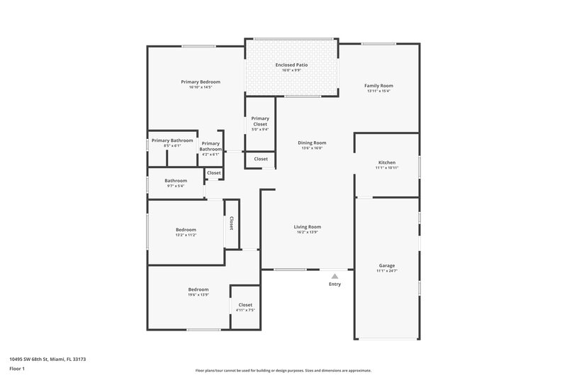 3,215/Mo, 10495 SW 68th St Miami, FL 33173 Floor Plan View