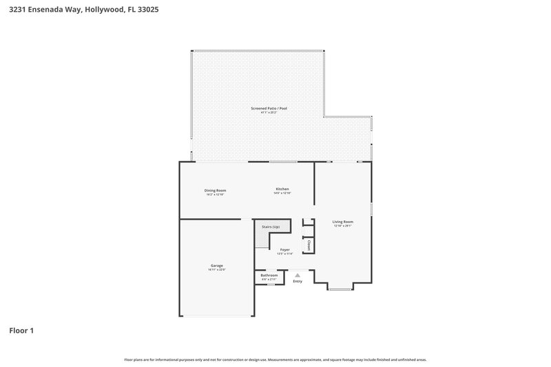 3,285/Mo, 3231 Ensenada Way Miramar, FL 33025 Floor Plan View