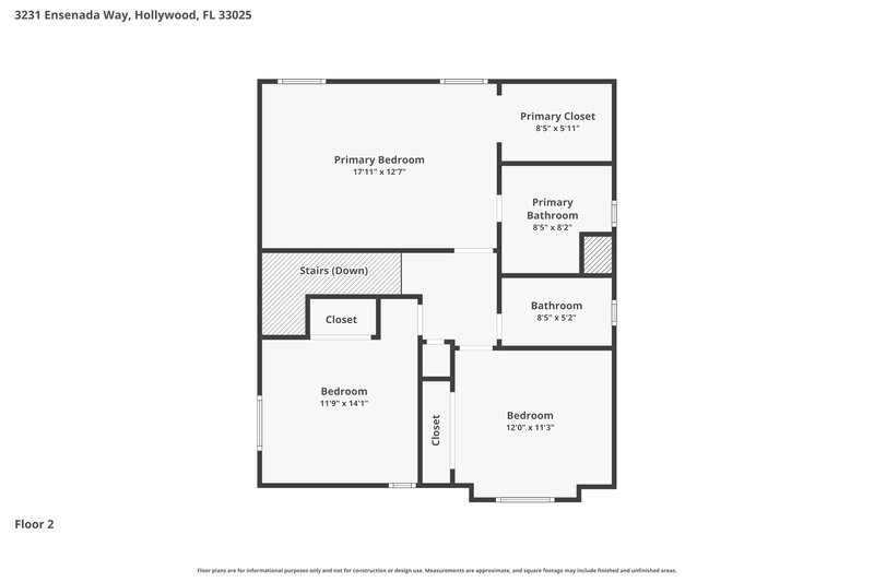 3,285/Mo, 3231 Ensenada Way Miramar, FL 33025 Floor Plan View 2
