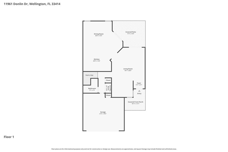 3,560/Mo, 11961 Donlin Dr Wellington, FL 33414 Floor Plan View