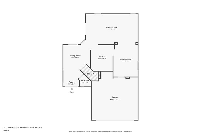 2,870/Mo, 121 Country Club Dr Royal Palm Beach, FL 33411 Floor Plan View