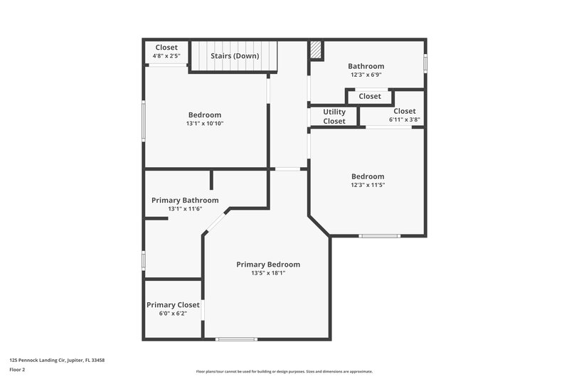 3,030/Mo, 125 Pennock Landing Cir Jupiter, FL 33458 Floor Plan View 2