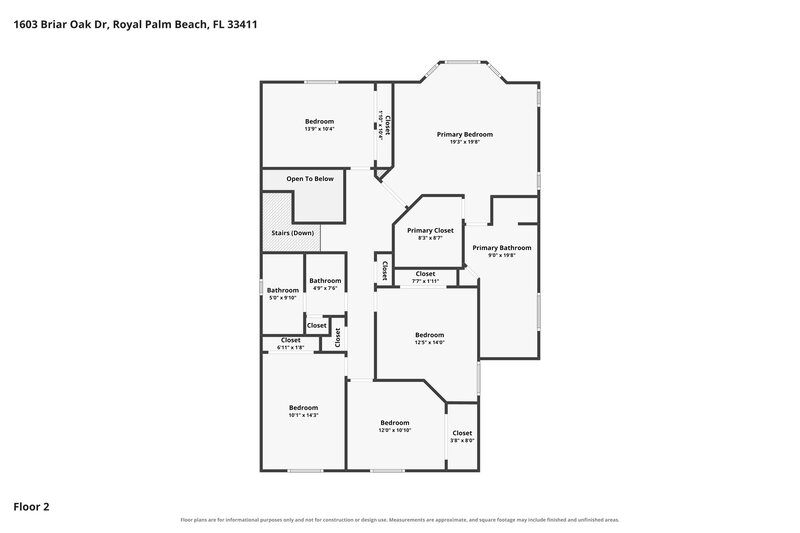 3,395/Mo, 1603 Briar Oak Dr Royal Palm Beach, FL 33411 Floor Plan View 2