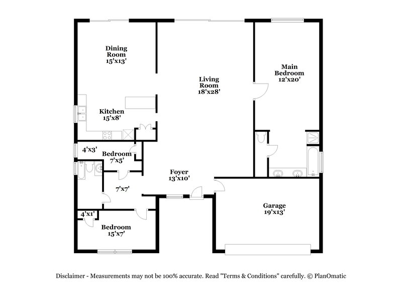 3,395/Mo, 2922 SW 174th Ave Miramar, FL 33029 Floor Plan View