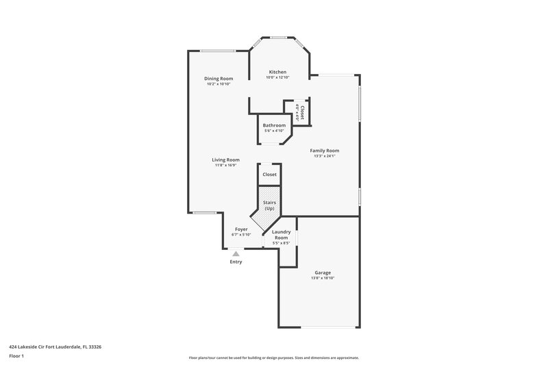 3,435/Mo, 424 Lakeside Cir Sunrise, FL 33326 Floor Plan View