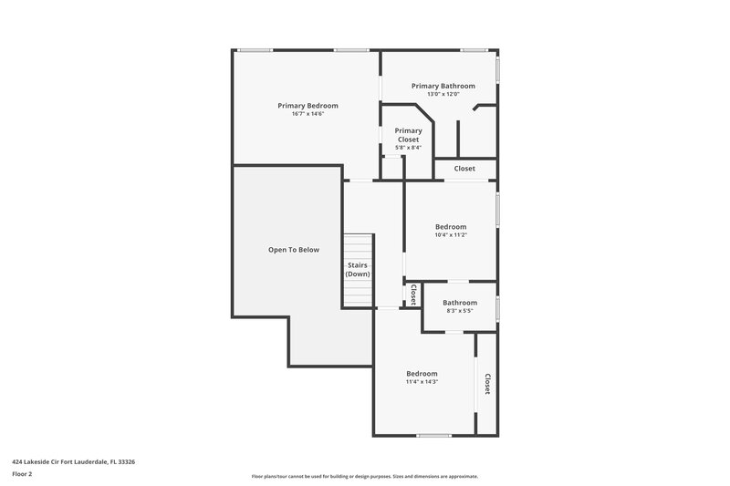 3,435/Mo, 424 Lakeside Cir Sunrise, FL 33326 Floor Plan View 2