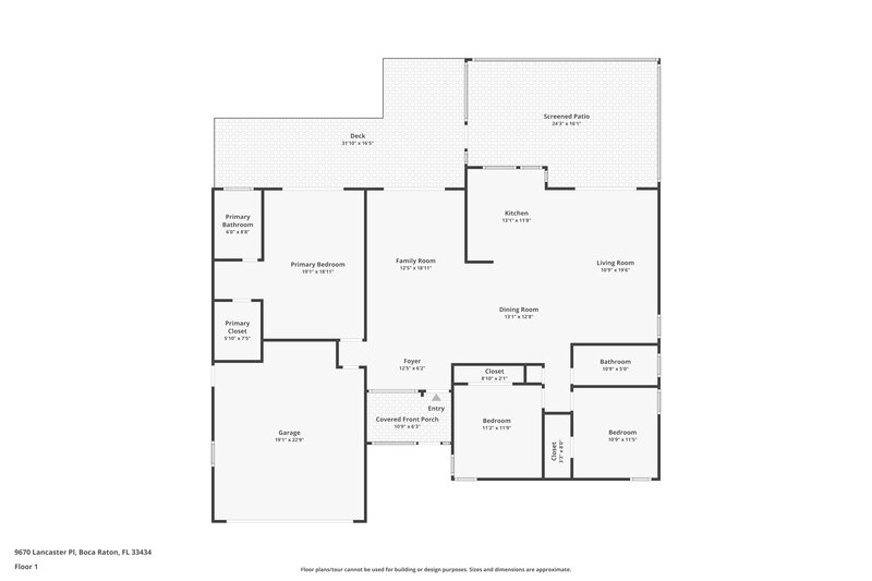 3,445/Mo, 9670 Lancaster Pl Boca Raton, FL 33434 Floor Plan View