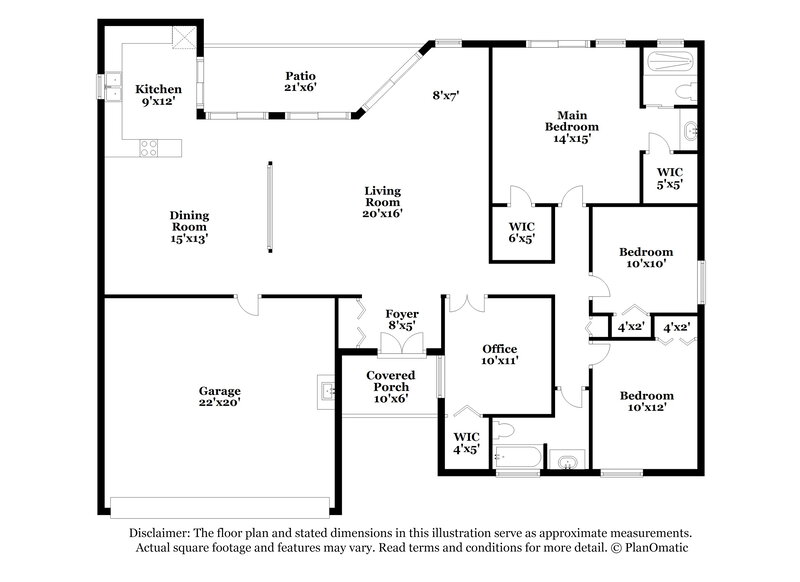 3,875/Mo, 11235 NW 43rd Pl Coral Springs, FL 33065 Floor Plan View