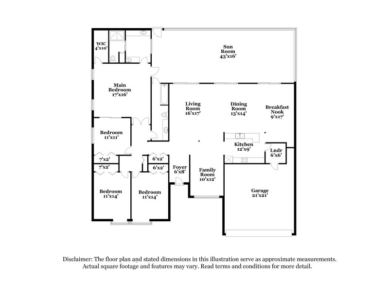 4,160/Mo, 10768 NW 17th St Coral Springs, FL 33071 Floor Plan View