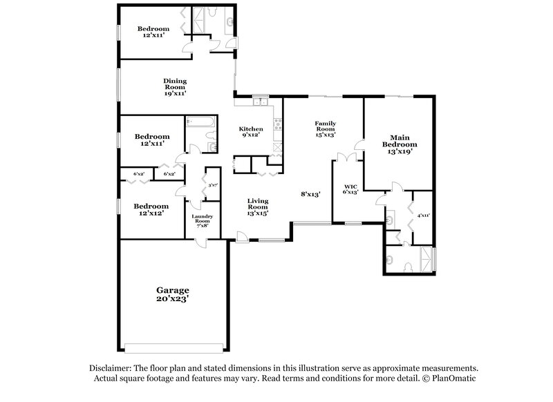 3,580/Mo, 12463 Sawgrass Ct Wellington, FL 33414 Floor Plan View