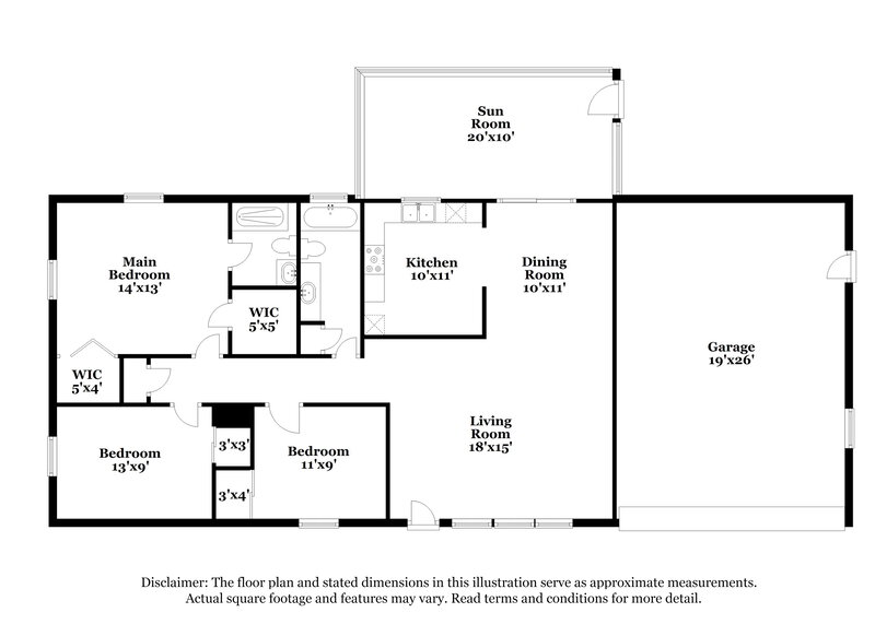 2,940/Mo, 1502 Wyndcliff Dr Wellington, FL 33414 Floor Plan View