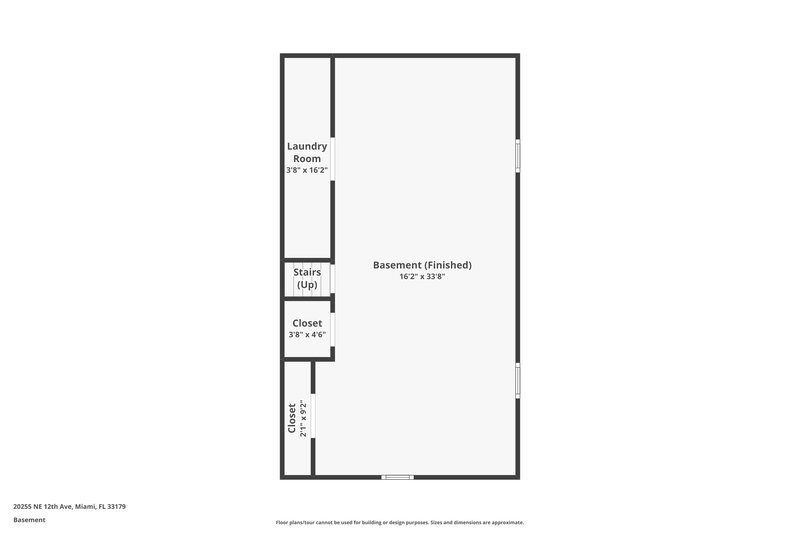 3,155/Mo, 20255 NE 12th Ave Miami, FL 33179 Floor Plan View