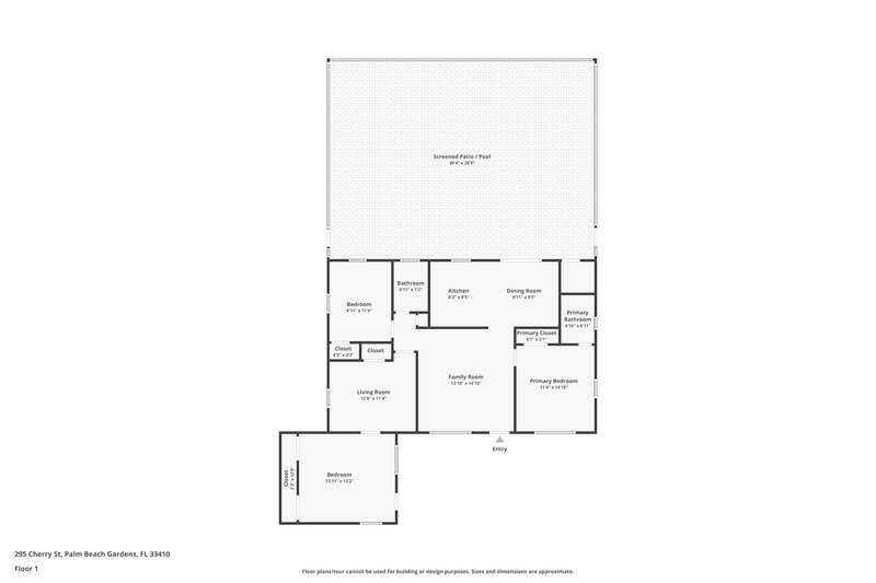 2,545/Mo, 295 Cherry St Palm Beach Gardens, FL 33410 Floor Plan View