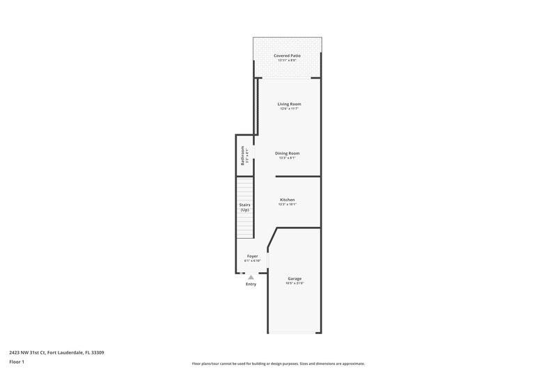 0/Mo, 2423 NW 31st Ct Oakland Park, FL 33309 Floor Plan View
