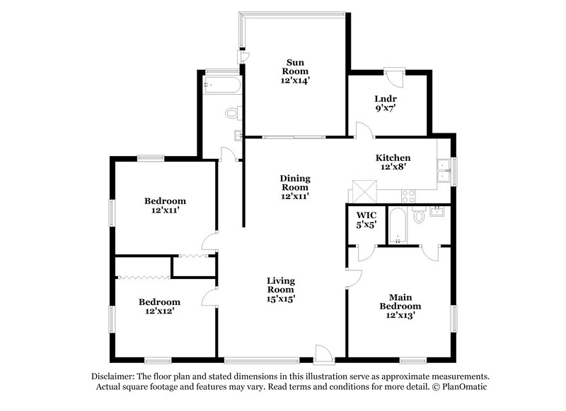 3,280/Mo, 6780 Pershing St Hollywood, FL 33024 Floor Plan View
