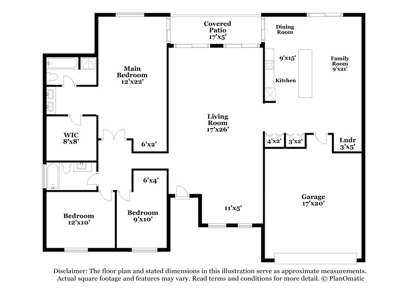 3,520/Mo, 19711 Cutler Ct Cutler Bay, FL 33189 Floor Plan View