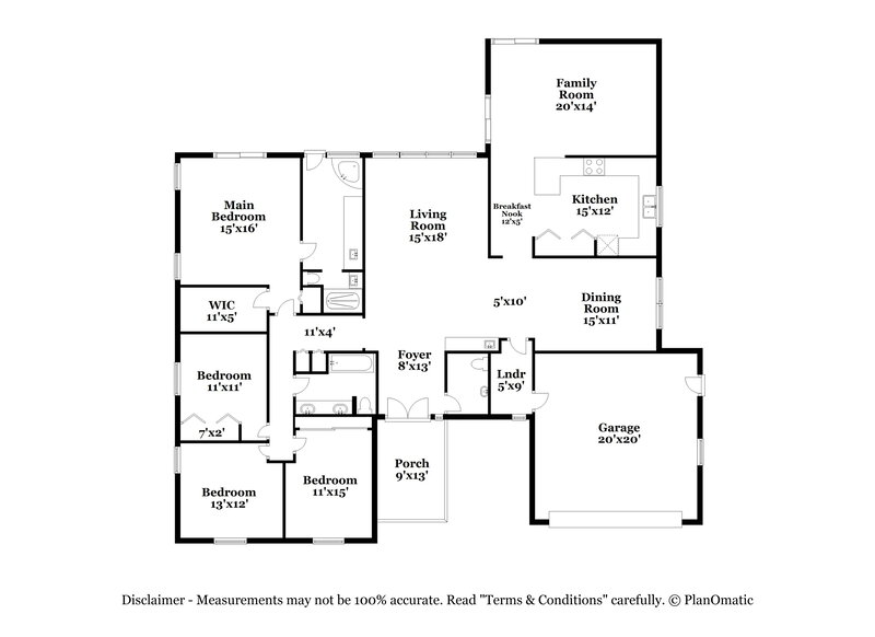 4,045/Mo, 4430 NW 65th Ter Lauderhill, FL 33319 Floor Plan View