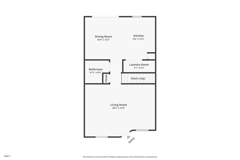 2,180/Mo, 1547 SE 31st Ct Homestead, FL 33035 Floor Plan View