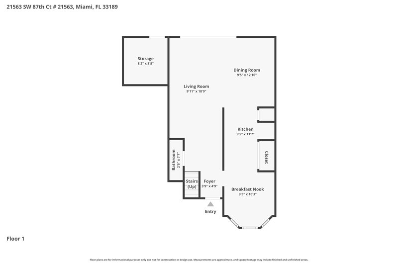 2,500/Mo, 21563 Sw 87Th Ct Miami, FL 33189 Floor Plan View