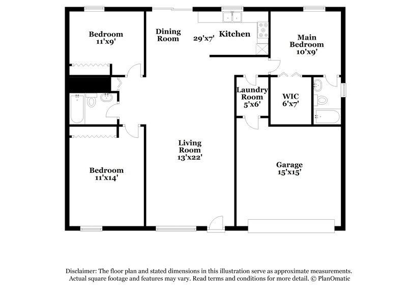 1,895/Mo, 7786 104th Ct Vero Beach, FL 32967 Floor Plan View