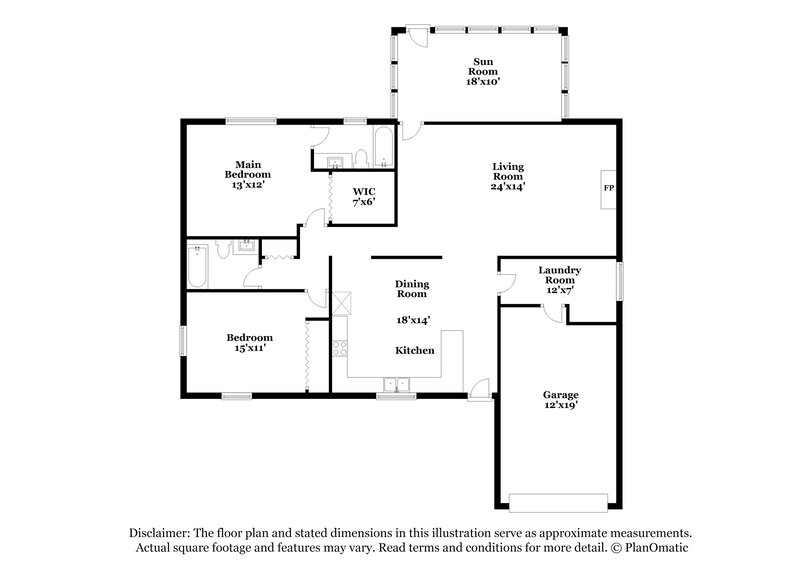 1,925/Mo, 955 34th Ave SW Vero Beach, FL 32968 Floor Plan View