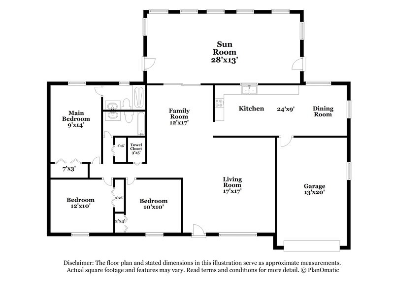 2,200/Mo, 1622 SE Collette Ct Port St Lucie, FL 34952 Floorplan View