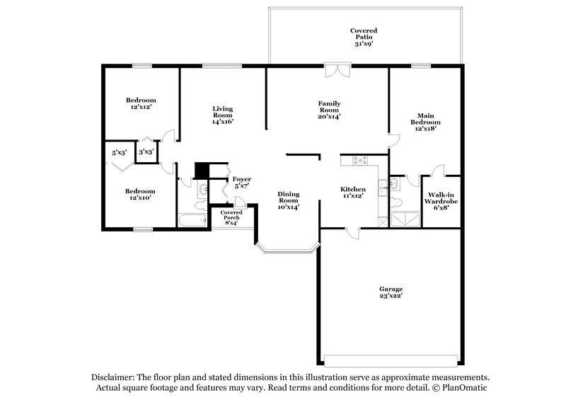 3,430/Mo, 1942 SW Erie St Port St Lucie, FL 34953 Floor Plan View