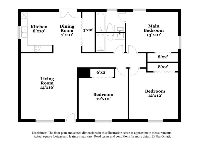 1,790/Mo, 9285 101st Ave Vero Beach, FL 32967 Floorplan View