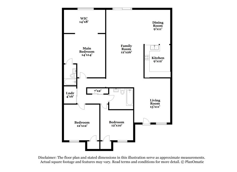2,510/Mo, 19233 Sw 121st Ct Miami, FL 33177 Floor Plan View
