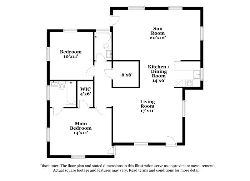 2,945/Mo, 2300 De Soto Dr Miramar, FL 33023 Floor Plan View