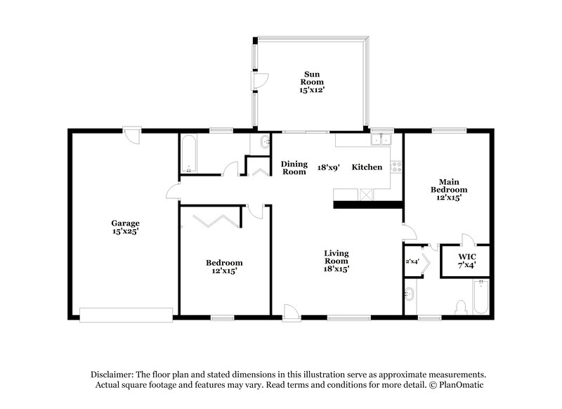 2,115/Mo, 7805 HOLOPAW AVE Fort Pierce, FL 34951 Floor Plan View