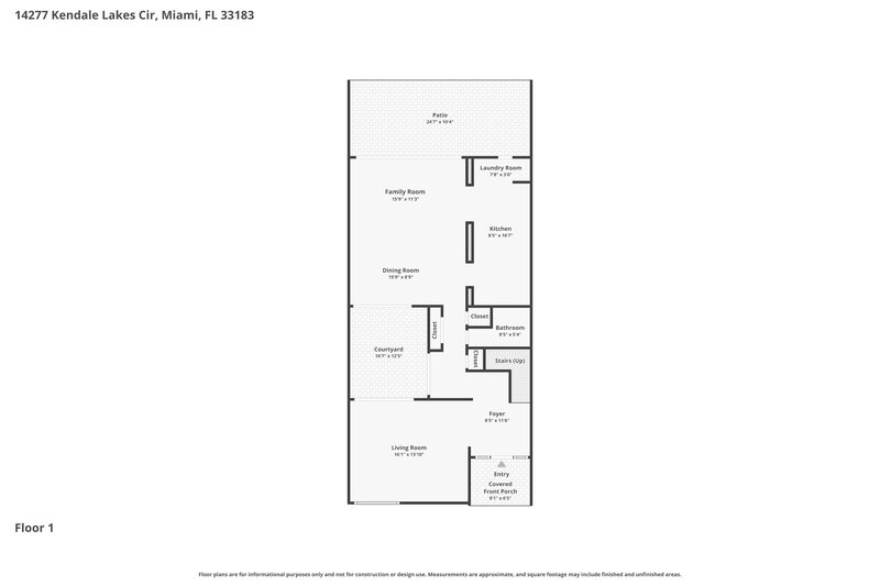 2,750/Mo, 14277 Kendale Lakes Cir Miami, FL 33183 Floor Plan View