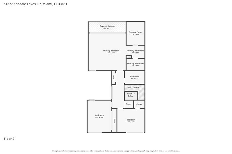 2,750/Mo, 14277 Kendale Lakes Cir Miami, FL 33183 Floor Plan View 2
