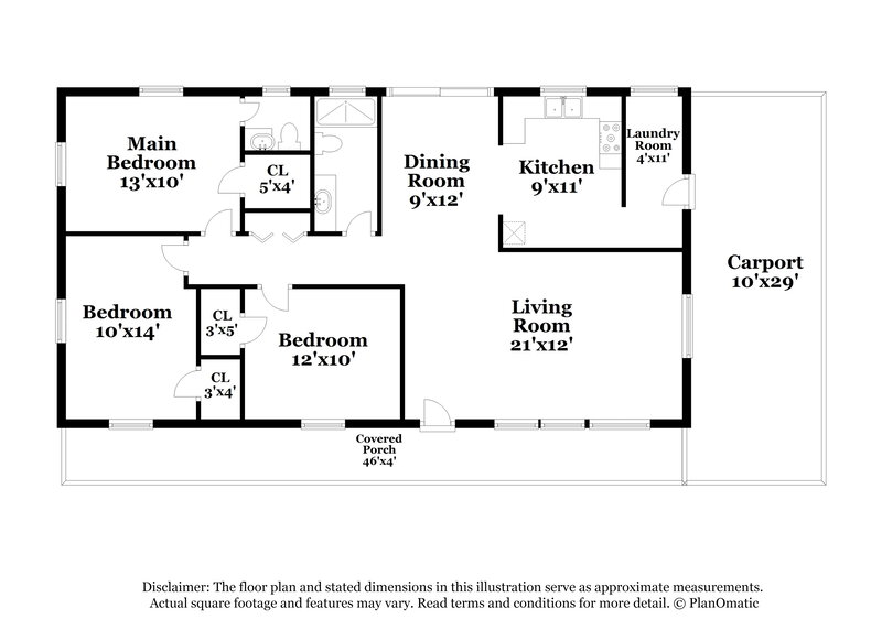 2,780/Mo, 1420 W Mango St Lantana, FL 33462 Floor Plan View