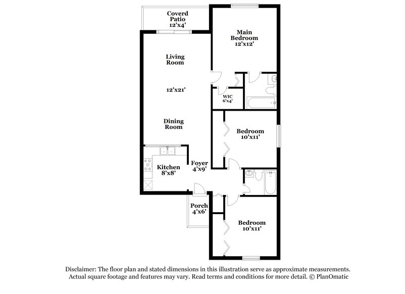 2,050/Mo, 948 Lake Victoria Drive Unit B West Palm Beach, FL 33411 Floor Plan View