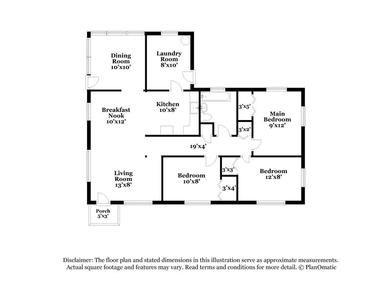 2,445/Mo, 5383 Eadie Place West Palm Beach, FL 33407 Floor Plan View