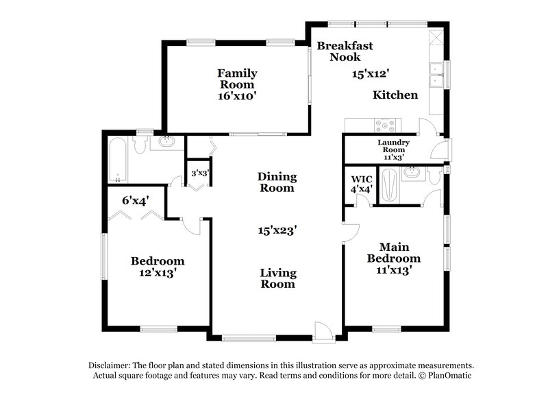 2,190/Mo, 4973 Elmhurst Road West Palm Beach, FL 33417 Floorplan View